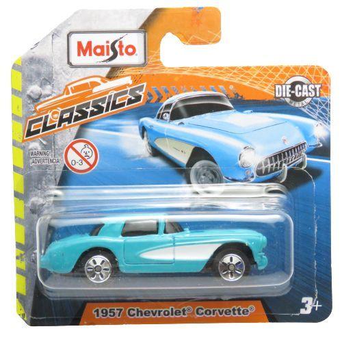 1957 Chevrolet Corvette - Fresh Metal - 1/64 - Maisto - Miniaturas